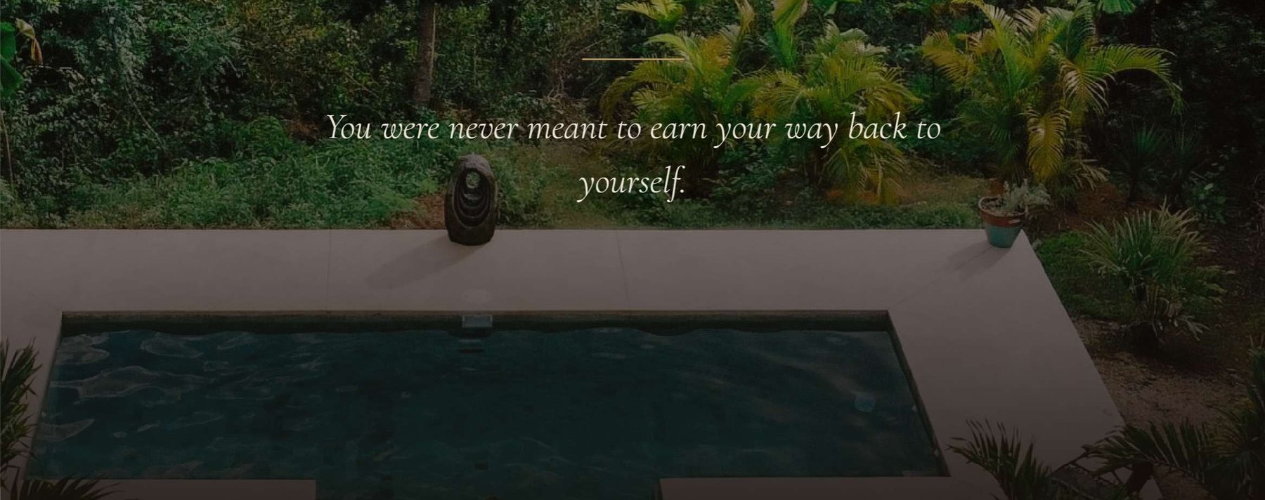 Jungle pool hero — Ananda Lodge
