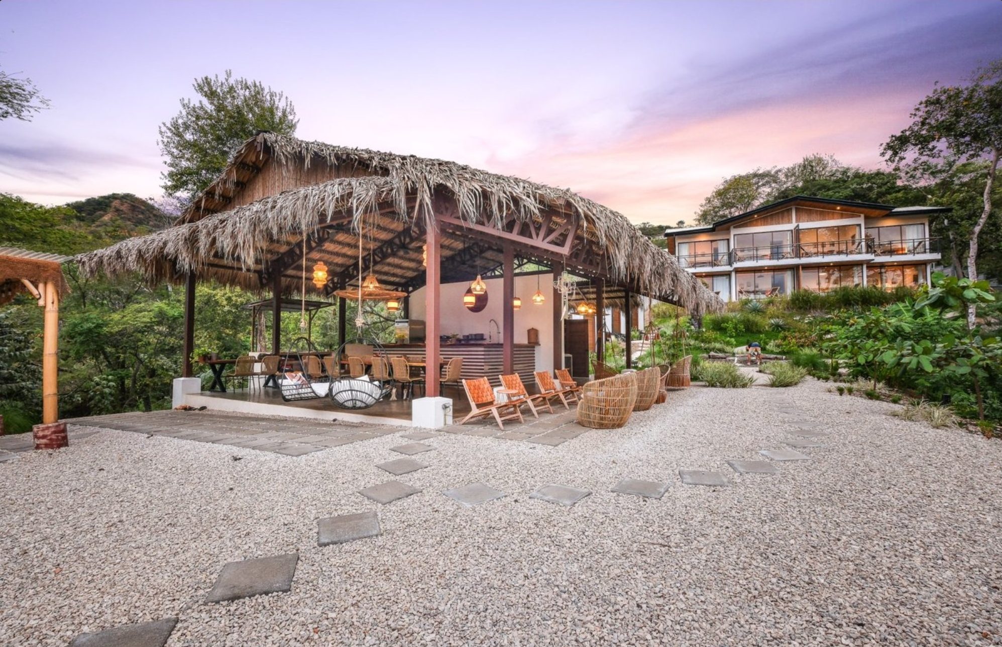 lodge at dusk hero — Ananda Lodge