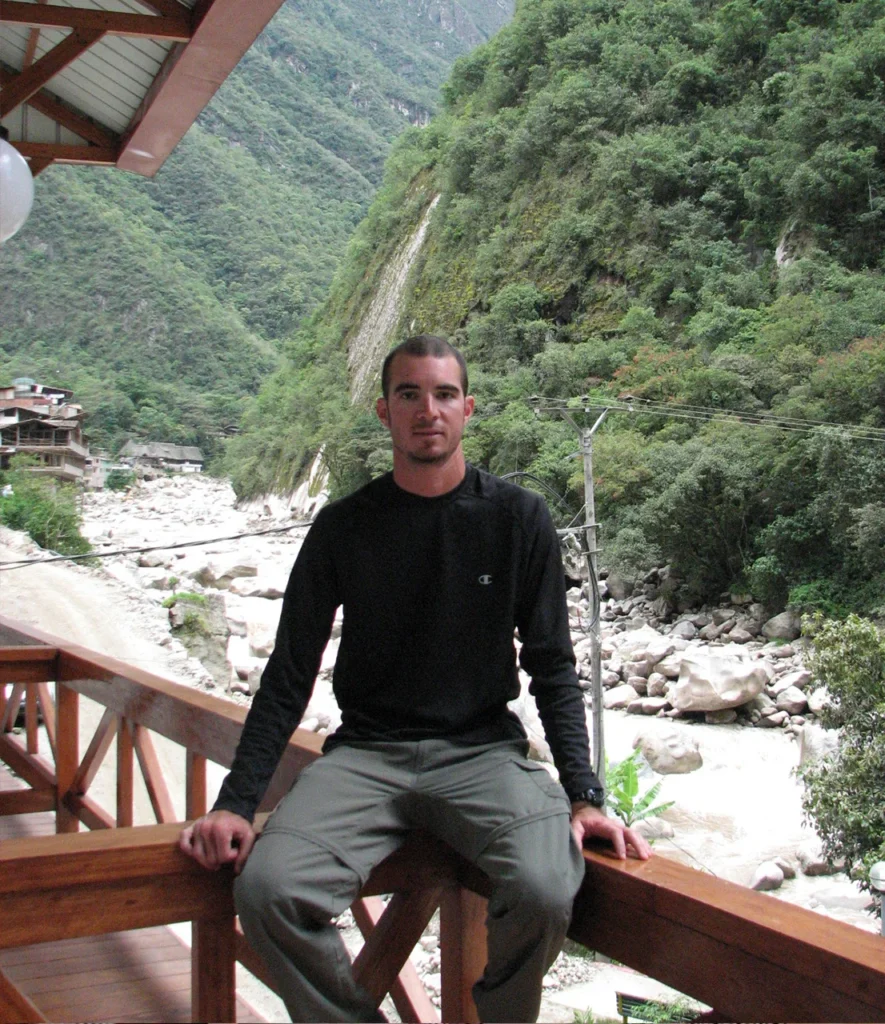 Man reflecting in nature before his first ceremony in Costa Rica, about to begin his own ayahuasca experience story